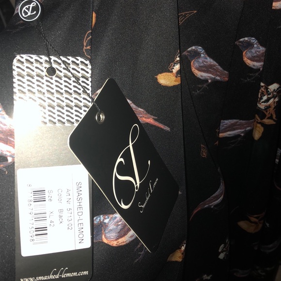 SL Black Bird Rose A-Line Skirt - NEVER WORN! BNWT - Picture 5 of 5